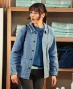 Patti Harrison Poker Face S02 Blue Jacket