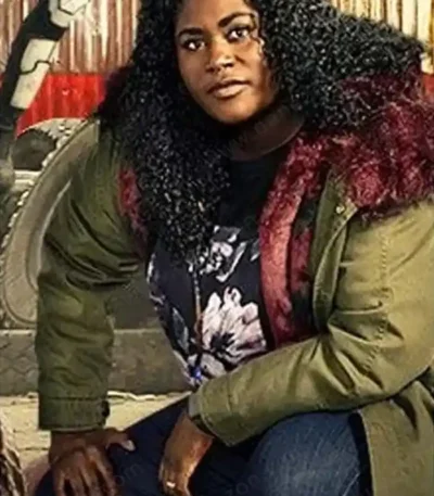 Peacemaker Leota Adebayo Green Cotton Jacket