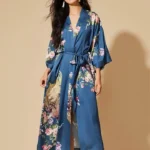 Peacock Kimono Robe