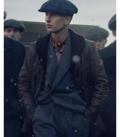 Peaky Blinders The Immortal Man Barry Keoghan Leather Coat