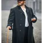 Peaky Blinders Tom Hardy Black Long Trench Coat