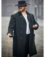 Peaky Blinders Tom Hardy Black Long Trench Coat