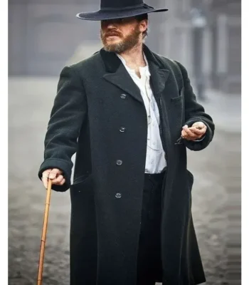 Peaky Blinders Tom Hardy Black Long Trench Coat