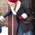 Peggy Blumquist Fargo White Fur Peacoat