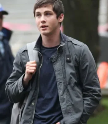Logan Lerman Percy Jackson: Sea of Monsters Black Jacket