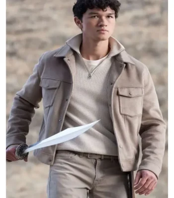 Percy Jackson and the Olympians Luke Castellan Suede Jacket