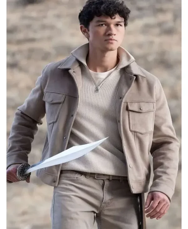 Percy Jackson and the Olympians Luke Castellan Suede Jacket
