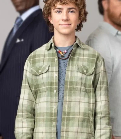 Percy Jackson and the Olympians Walker Scobell Plaid Jacket