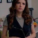 Pitch Perfect 2 Beca Black Asymmetrical Zipper Vest