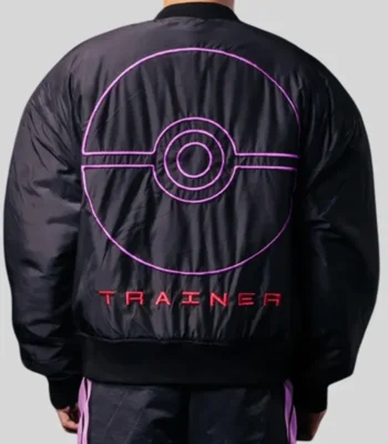 Pokemon Ball Satin Bomber Jacket