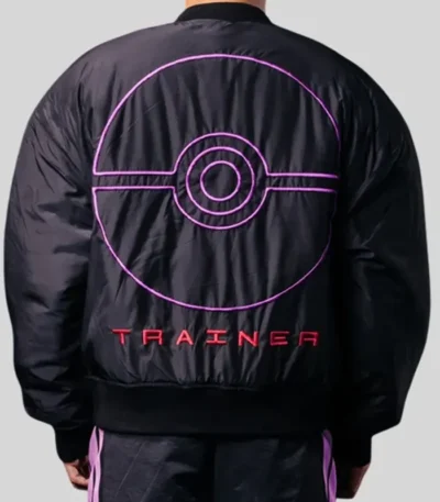 Pokemon Ball Satin Bomber Jacket