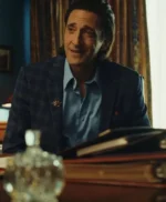 Poker Face 2023 Adrien Brody Blue Plaid Blazer