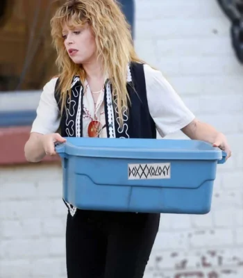 Poker Face 2023 Natasha Lyonne Embroidered Vest