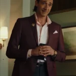 Poker Face 2023 Sterling Frost Jr Maroon Blazer