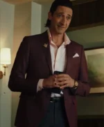 Poker Face 2023 Sterling Frost Jr Maroon Blazer