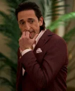 Poker Face 2023 Sterling Frost Jr Maroon Blazer