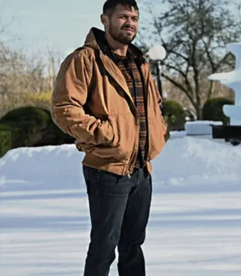 Poker Face David Castañeda Hooded Bomber Jacket