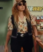 Poker Face S01 Charlie Cale Black Vest