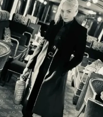 Pom Klementieff Mission Impossible 07 Black Trench Coat