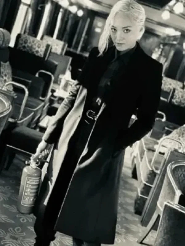 Pom Klementieff Mission Impossible 07 Black Trench Coat