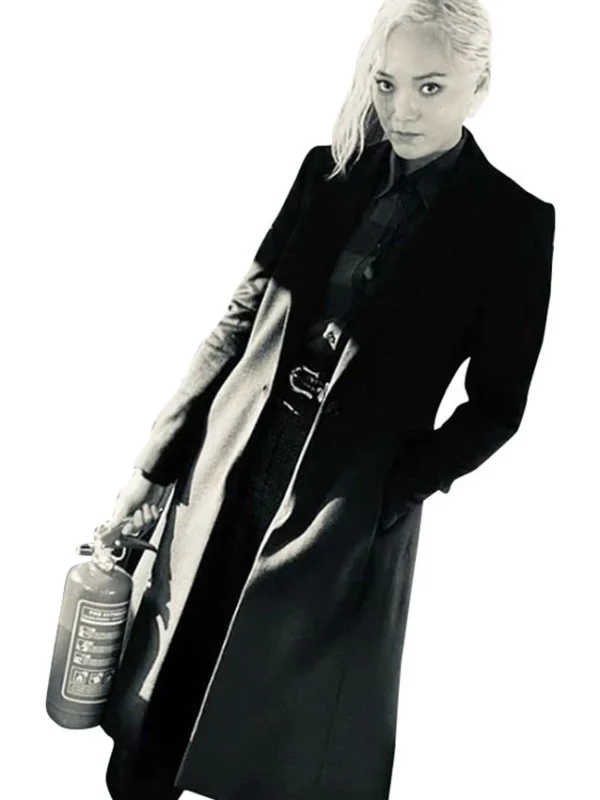 Pom Klementieff Mission Impossible 07 Black Trench Coat