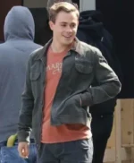 Power Rangers Jason Scott Grey Trucker Jacket