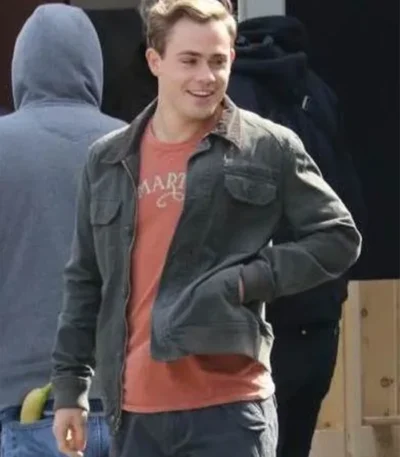 Power Rangers Jason Scott Grey Trucker Jacket