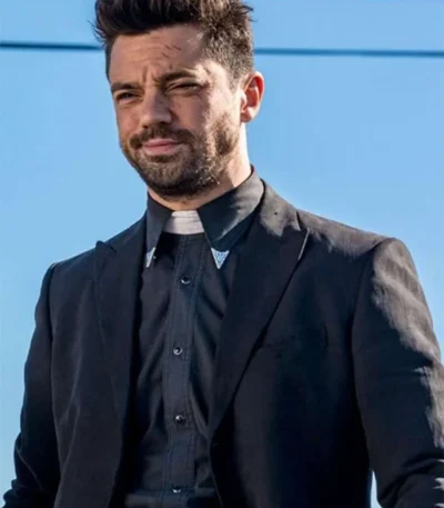 Preacher Dominic Cooper Black Blazer Coat