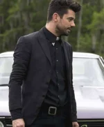 Preacher Dominic Cooper Black Blazer Coat