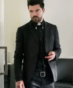 Preacher Dominic Cooper Black Blazer Coat