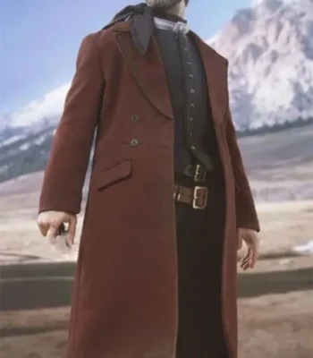 Preacher Pale Rider Brown Cotton Coat