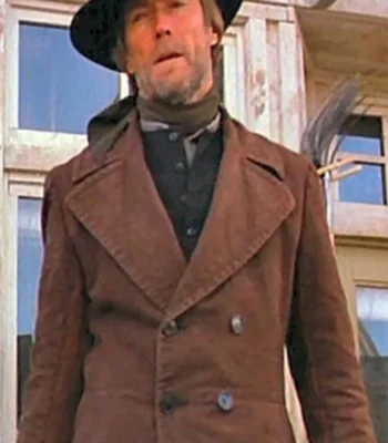 Preacher Pale Rider Brown Cotton Coat