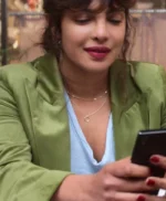 Priyanka Chopra Jonas Love Again Green Blazer