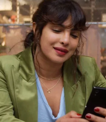 Priyanka Chopra Jonas Love Again Green Blazer