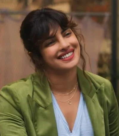 Priyanka Chopra Jonas Love Again Green Blazer