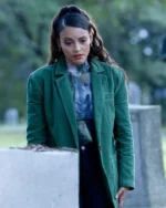 Found S02 Lacey Quinn Green Cotton Blazer