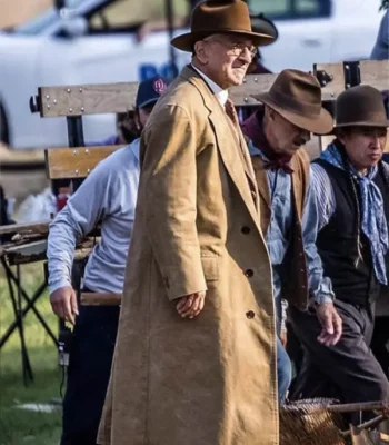 Killers of the Flower 2023 Moon Robert De Niro Trench Coat