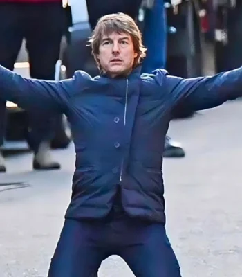 Mission Impossible 8 Ethan Hunt Blue Puffer Jacket