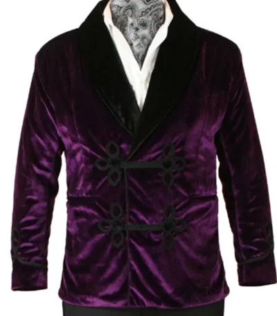Purple Smoking Jacket