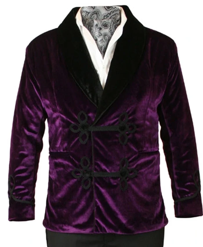 Purple Smoking Jacket Purple Smoking Jacket
