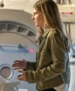 Quantum Leap Caitlin Bassett Green Cotton Jacket