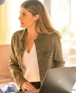Quantum Leap Caitlin Bassett Green Cotton Jacket