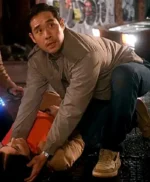 Quantum Leap Dr. Ben Song Grey Bomber Jacket