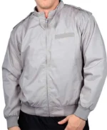 Quantum Leap Dr. Ben Song Grey Bomber Jacket