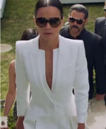 Queen of The South Alice Braga Viscose Lining Coat