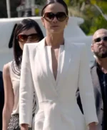 Queen of The South Alice Braga Viscose Lining Coat