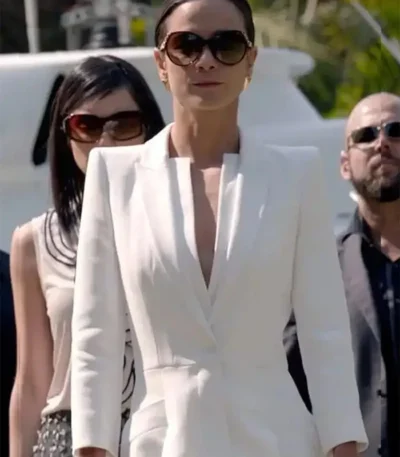 Queen of The South Alice Braga Viscose Lining Coat