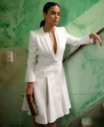 Queen of The South Alice Braga Viscose Lining Coat