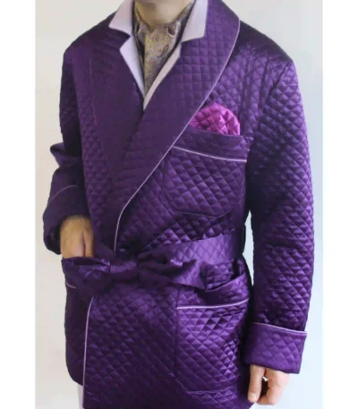 Quilted Smoking Jacket