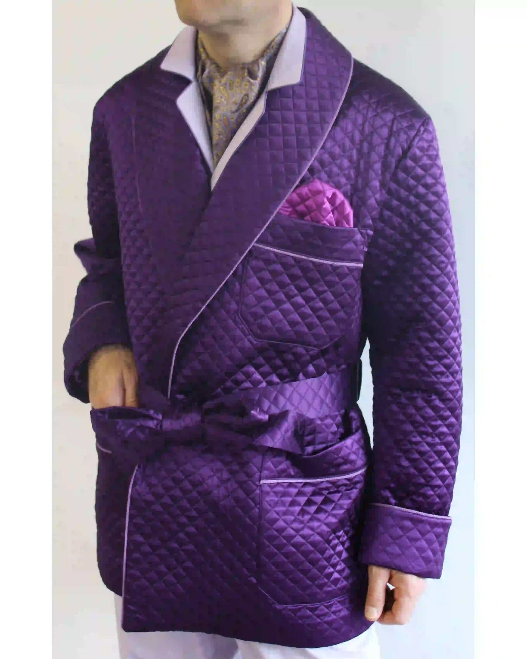 Quilted Smoking Jacket Quilted Smoking Jacket